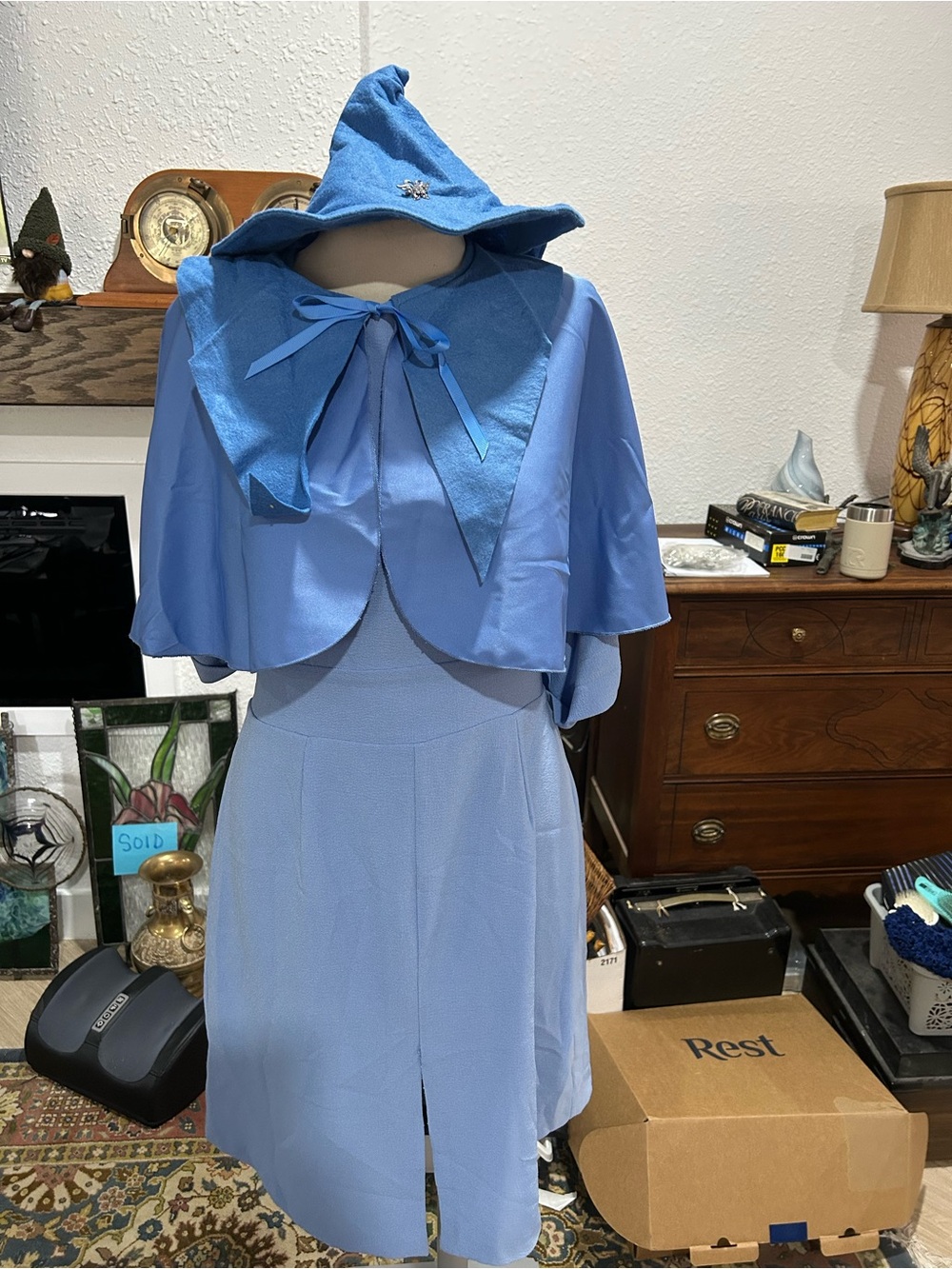Beauxbaton Wizard Hooded Cape Costume for women’s 12